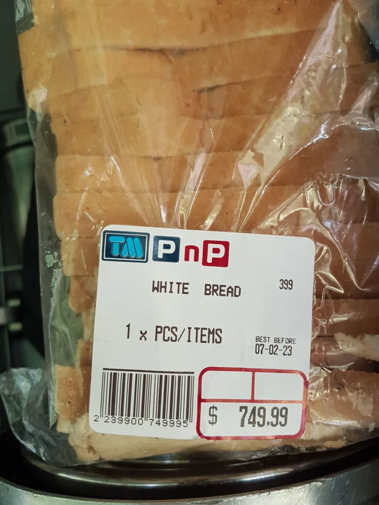 Ein Brot für 750 Dollar? Sinbabwe Dollars!